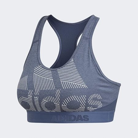 ujetador deportivo sujeci&oacute;n media adidas Don't Rest Alphaskin Badge of Sport Heather Sports yoga c&oacute;modo amazon